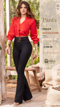 Pantalón CARISMA Punto Roma Bota Campana Realce Premium | M&R Importadores