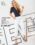 Pantalón Cargo SEVEN7 Satín Grueso Tiro Largo | M&R Importadores Perú