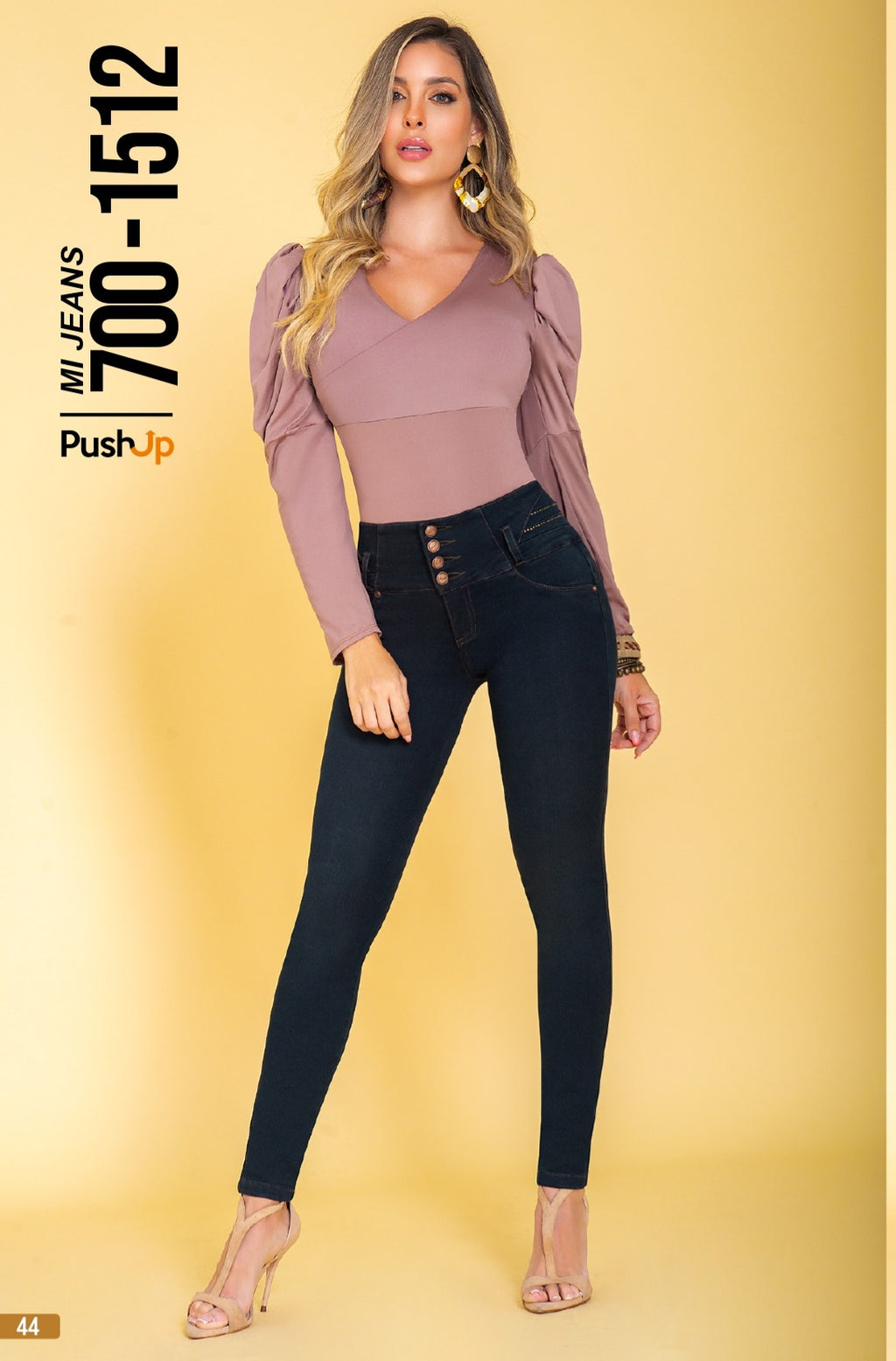 Jeans SEVEN7 Piel de Durazno Pretina Control Bota Tubo | M&R Importadores