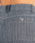 Jeans SEVEN7 Bota Palazzo con Texturas a Rayas | M&R Importadores